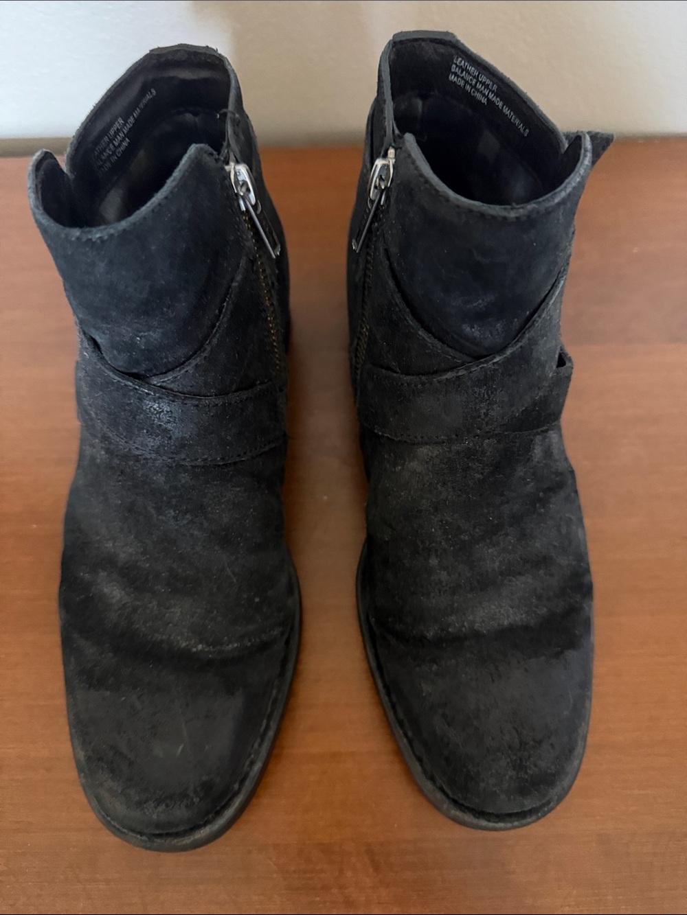 Born Black Suede Ankle Boots